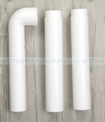 ECOSYSBOX Round WC tartály műanyag bekötő csövek a lefolyó vízhez